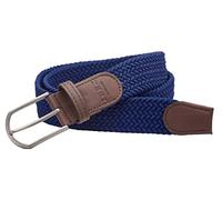 Ibex England | Repreve Woven Stretch Belt | Made from Recycled Plastic Bottles | Sustainable & Eco-Friendly | Navy | Size 34-38"