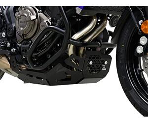 IBEX Front Lower Engine Protection, Black Aluminium, 3mm Thick, for Yamaha MT-07 Tracer 2016-2020 & XSR700 2016-2021