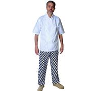 IBEX Professional White Half Sleeves Chef Jacket, Cooks, Restaurant Staff, Food Service, Caterers, Bakers Chef Coat, S
