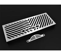 Ibex Suzuki GSX 1400 2001 to 07 Radiator Cover, Stainless Steel, Water Resistant, Motorcycle, Front (Radiator and Cooler) Coverage