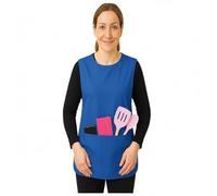 IBEX Unisex Plain Kitchen Catering Tabbard Apron, Royal Blue, L-XL