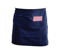 IBEX Unisex Short Short Waist Apron with 2 Pocket, Professional Kitchen Apron for Chefs, Waiters, Cooks, Bar Staff, Catering, Navy