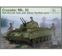 IBG 72070 Crusader Mk. III Anti Aircraft Tank with 20mm Oerlikon guns scale 1/72