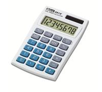 ACCO Ibico Pocket Calculator 081X - LCD Display - White/Blue
