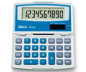 Ibico 101X Folding Solar Pocket Calculator