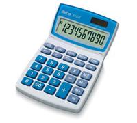 ACCO Ibico Desktop Calculator Ibico 210X – LCD Display – White/Blue