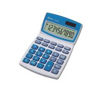 ACCO Ibico Desktop Calculator Ibico 210X – LCD Display – White/Blue