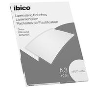 Ibico Basics A3 Gloss Laminating Pouches Medium - Pack of 100
