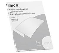 Ibico Basics A4 Gloss Laminating Pouches Light - Pack of 100