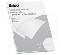 Ibico Basics 627308 A4 Gloss Laminating Pouches 65 Micron - 100 Pack