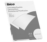 Ibico Basics A4 Gloss Laminating Pouches Medium - Pack of 100