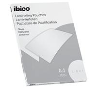 Ibico Basics Light A4 Laminating Pouches Crystal Clear (Pack 100)