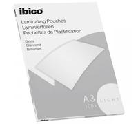 Ibico Basics A3 Gloss Laminating Pouches Light - Pack of 100
