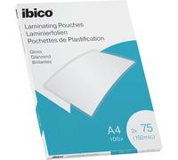 Ibico Laminating Pouches A4, 150 Micron (2x75), Anti-Static, Water 150