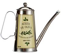 Ibili stainless steel olive oil can Aceite de Olivia, Silver, 23 x 18 x 7 cm