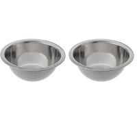 IBILI 710116 Bowl 16 cm of Stainless Steel, Silver (Pack of 2)