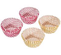 IBILI 737200 Mini Baking cups set 100 pieces in yellow/pink/white, paper, 24 x 16 x 4 cm