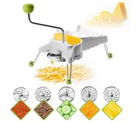 IBILI 796400 Julienne Mill Set Easycook 25x12 cm, Stainless Steel, White/Green/Silver, 12 cm