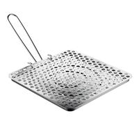 ibili 810400 "Clasica" Foldable Tin Plate Bread Toaster, Silver, 20 x 20 cm