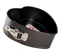 Ibili Springform Set Moka Heart Shaped 22x7,5 cm, rolled steel plate, Black, 22 x 7.5 x 5 cm