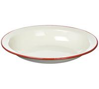 ibili 907932 Deep Oval Platter Bordeaux 32X25, Porcelain, White, One Size