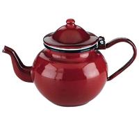 Ibili 910370 - Tetera de Acero esmaltado vitrificado Roja 0,75 l
