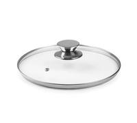 IBILI - 971616 - Glass Lid With Stainless Steel Knob, 16 Cm