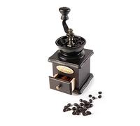 IBILI Adjustable Coffee Grinder, Wood and Steel, Dark Brown, Retro