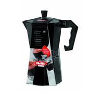 IBILI Bahia Espresso Moka Pot, Black, 12 Cups, 600 ml, Aluminium
