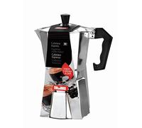 IBILI Bahia Express Moka Pot 3 cups, 150 ml, aluminium, Silver/Black, 17 x 12 x 10 cm