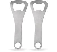 Ibili Bottle Opener Set Flat, Silver, 2-Piece (Pack of 2)
