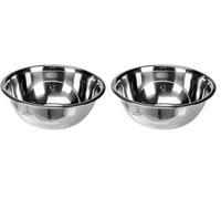IBILI Bowl 29 cm of Stainless Steel, Silver (Pack of 2)