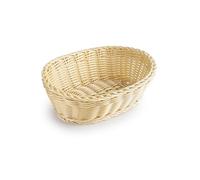 IBILI - Bread Bin Polyratan Gold Oval 18X13X7 cm