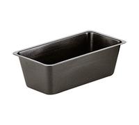 Ibili Cake Mould Moka Rectangular 30x8 cm, rolled steel plate, Black, 30 x 8 x 8