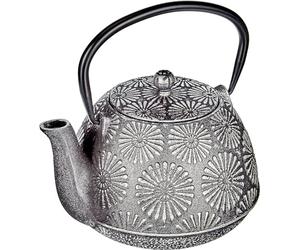 IBILI Cast Iron Bali Teapot, 1.2 Litres, Enamel Interior, Induction Safe
