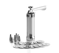 Ibili 792300 pastry gun for fat baked goods, aluminum, Silver