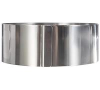 Ibili Pastry Ring 12x4,5 cm of Stainless Steel, Silver, 12 x 4.5 cm