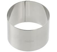 Ibili Pastry Ring 9x6 cm of Stainless Steel, Silver, 9 x 6 cm