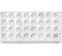 Ibili Conical/Semi-Circular Chocolate Mould, White