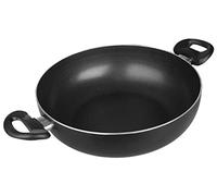 Ibili Deep Frying pan Inducta with Handles 36 cm, Aluminium, Black