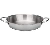 Ibili Dish Prisma Round 18 cm of Stainless Steel, Silver, 18 x 18 x 6 cm