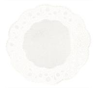 Ibili Doilies Round 26 cm 10 Pieces, paper, White