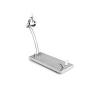IBILI - Folding Ham Holder + Gourmet Cut Rotary, Stainless Steel, 49 x 16 cm