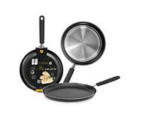 IBILI Fusion Crepe Pan, 22 cm, Aluminium, Non-Stick, Suitable for Induction Hobs