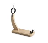 IBILI - Gondola Noble Ham Stand, Bamboo Wood, 37.5 x 16.5 cm