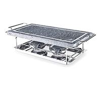 IBILI 755000 Stone Grill Set, Stainless Steel, Grey/Silver, 37 x 18 x 12 cm