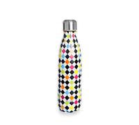 IBILI Harlequin Thermos Bottle, Harlequin, 500 ml, Double Wall, 18/10 Stainless Steel, Reusable