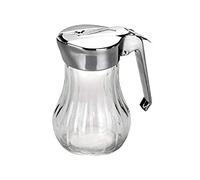 Ibili Honey Dispenser, Transparent/Silver, 8 x 8 x 15 cm