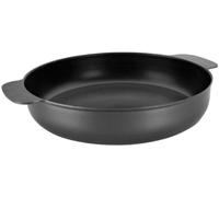 Ibili Indubasic Round Dish, Aluminium, Black, 18 x 18 x 6 cm