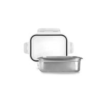 IBILI - Keepklin Rectangular 1200 ml Stainless Steel Microwave-Safe Lid